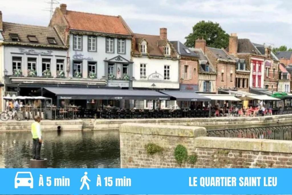 Grand Studio Amiens Gare Tout Confort Wifi Netflix 2Pers Buitenkant foto